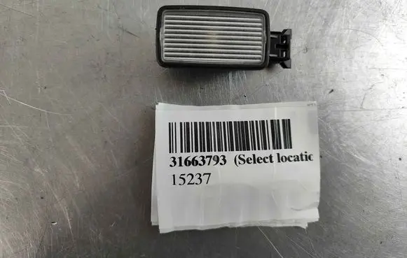 Volvo XC60 Rear door interior light 31663793