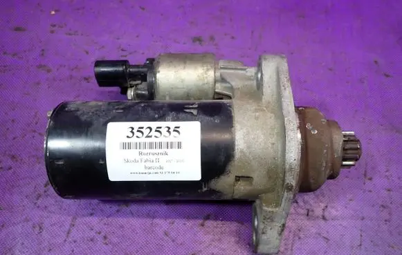 Skoda Fabia Mk2 (5J) Starter motor 0001123028