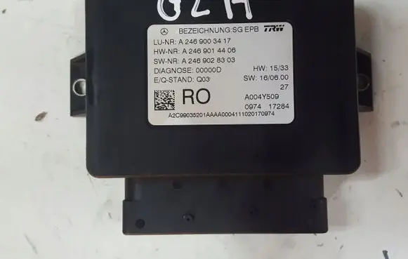 Mercedes-Benz GLA W156 X156 Hand brake control module A2469003417