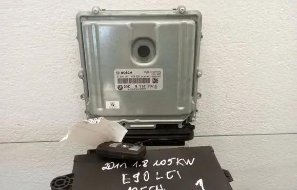 BMW 3 E90 E91 Engine ECU kit and lock set 8512292 9226238 0281017450