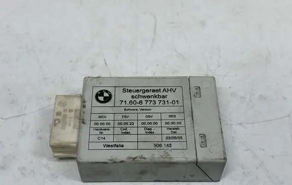 BMW 3 E90 E91 Tow bar trailer control unit/module 6773731 71606773731 6770893