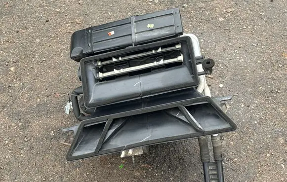 Interior heater climate box assembly