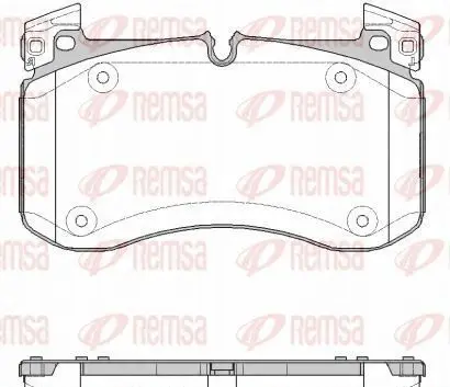 Mercedes-Benz GLE W167 Brake pads (rear) 0004205002
