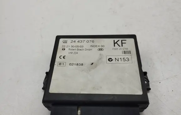 Opel Zafira A Comfort/convenience module 24437076