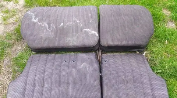 Mercedes-Benz W123 Second row seats 