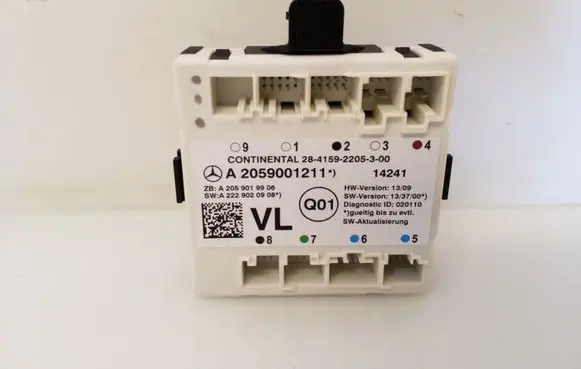 Mercedes-Benz C W205 Door control unit/module A2059001211 A2059019906 A2229020908