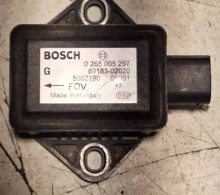 Toyota Corolla Verso AR10 ESP acceleration yaw rate sensor 0265005297 5002790 8918302020