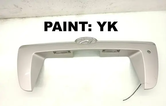 Hyundai Tucson JM Trunk door license plate light bar 