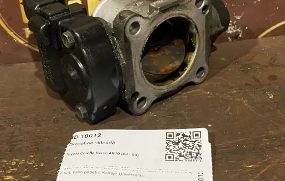Toyota Corolla Verso AR10 Throttle valve 1923002010 0R010