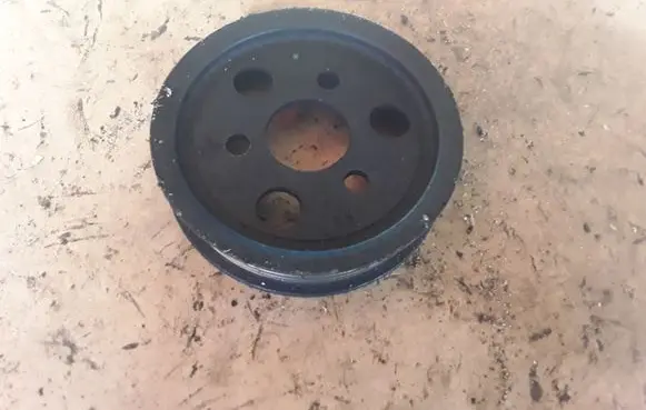 Jaguar XF Power steering pump pulley 4R8Q3A733AB