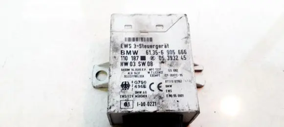 BMW 3 E46 Immobilizer control unit/module 61356905666 05393245