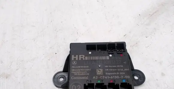Mercedes-Benz E W212 Door control unit/module A2129001327 A2129024309 A2189010000
