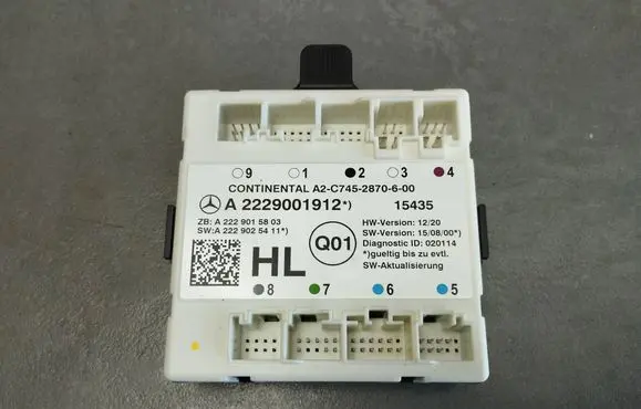 Mercedes-Benz GLC C253 Door control unit/module A2229001912