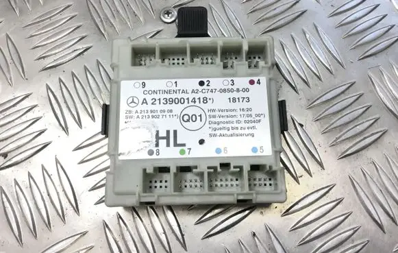 Mercedes-Benz S W222 Door control unit/module A2139001418