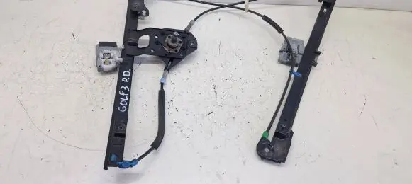 Volkswagen Golf III Front door manual window regulator 1H0837402B