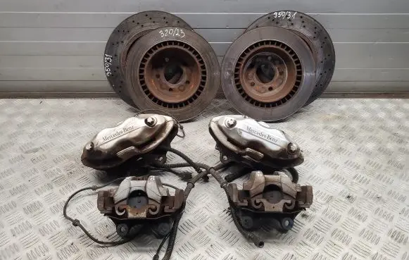 Mercedes-Benz CL C216 Brake discs and calipers set 