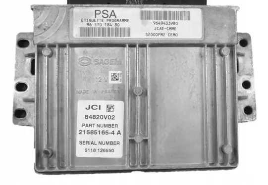 Citroen Berlingo Engine control unit/module 9649433980