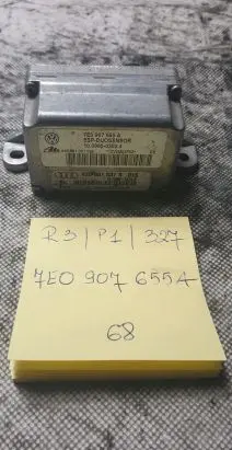 Audi A3 S3 8L ESP acceleration yaw rate sensor 7E0907655A