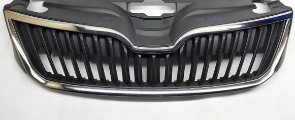 Skoda Rapid (NH) Front bumper upper radiator grill 5JA853668