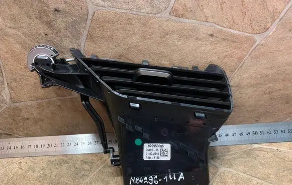 Dashboard air vent grill cover trim