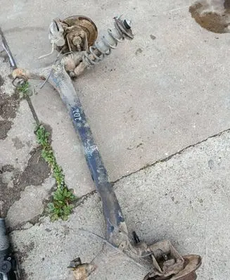 Rear axle beam