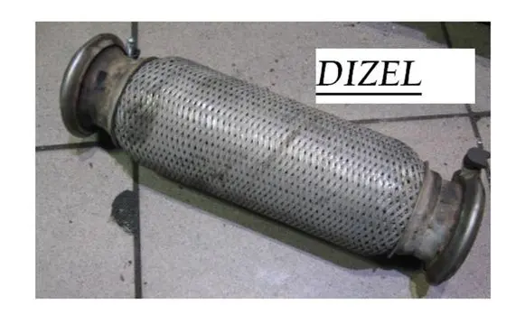 Citroen C5 Muffler pipe connector clamp FLLDFL