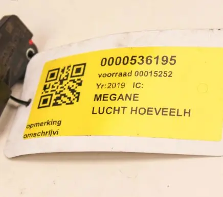 Renault Megane III Mass air flow meter 226802715R