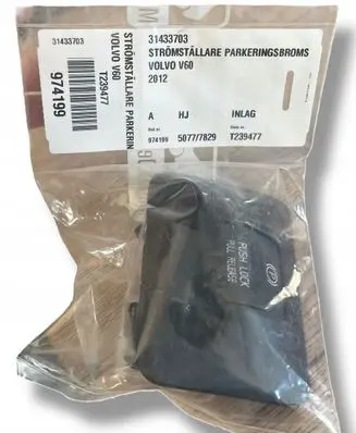 Volvo XC60 Hand parking brake switch 31433703