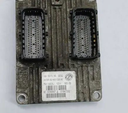 Fiat 500 Engine control unit/module 51847332 IAW5SF9MS