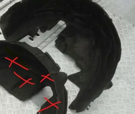 Mercedes-Benz C W205 Rear arch fender liner splash guards A2056900730