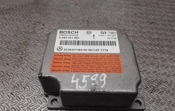 Mercedes-Benz C W203 Airbag control unit/module 0285001881 2038207385