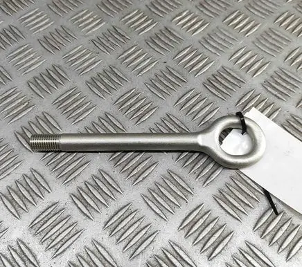Towing hook eye