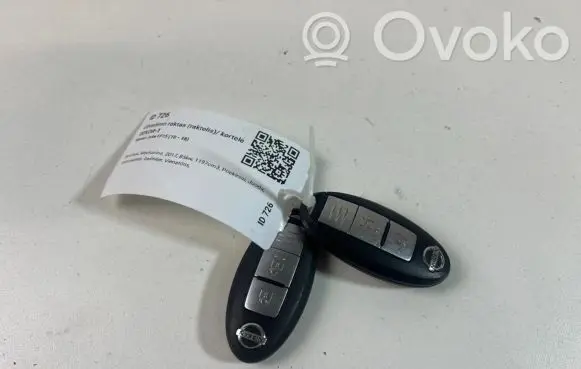 Nissan Juke I F15 Ignition key/card TWB1G662