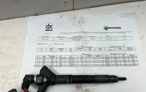 Toyota Avensis T250 Fuel injector 2367026020 11J03185 2367029055