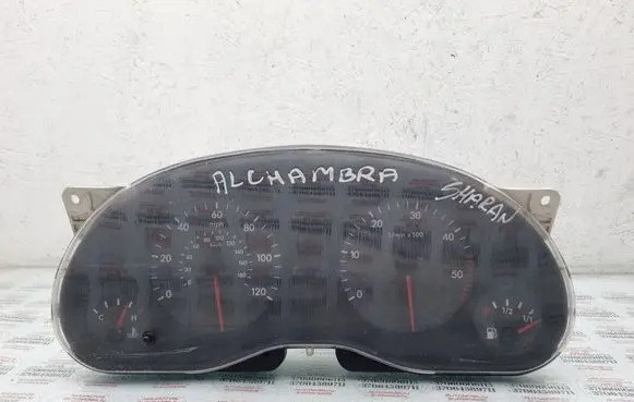 Volkswagen Sharan Speedometer (instrument cluster) 7M0920901P