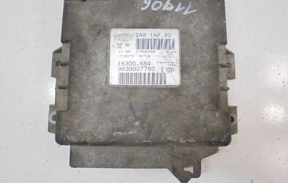 Peugeot 206 CC Engine control unit/module ECU 9639907780