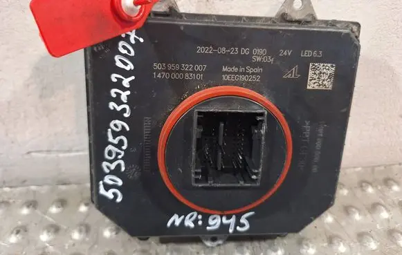 Fiat Iveco Daily LED ballast control module S25081945 147000083101 503959322007