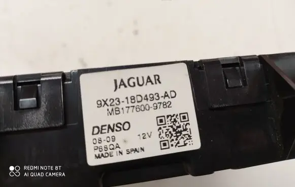Jaguar XF Air conditioning/heating control unit 9X2318D493AD MB1776009782