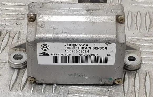 Porsche Cayenne (9PA) ESP acceleration yaw rate sensor 7E0907652A
