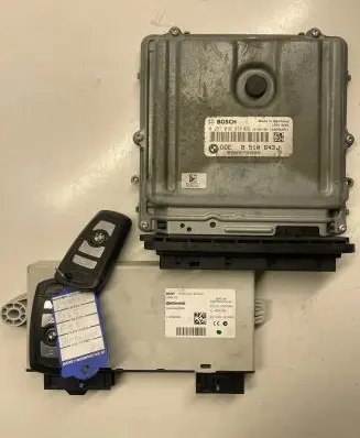 BMW 5 F10 F11 Engine ECU kit and lock set 8510643 12540226 030075892