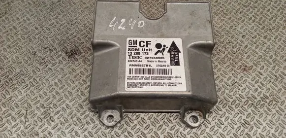 Opel Zafira B Airbag control unit/module 13288173 327963935