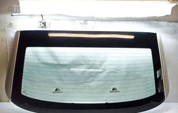 Volkswagen Eos Rear windscreen/windshield window 1Q0871455F E143R001583 1Q0871177