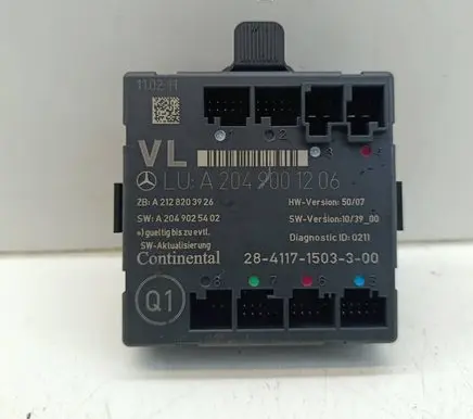 Mercedes-Benz C W204 Door control unit/module A2049001206 A2049025402 A2128203926