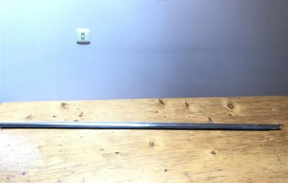 Audi A6 S6 C6 4F Front door glass trim molding 4F0853283E