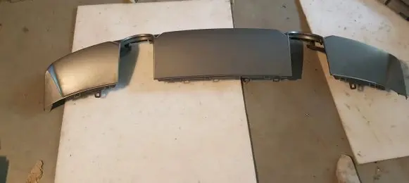 Rear bumper lower part trim