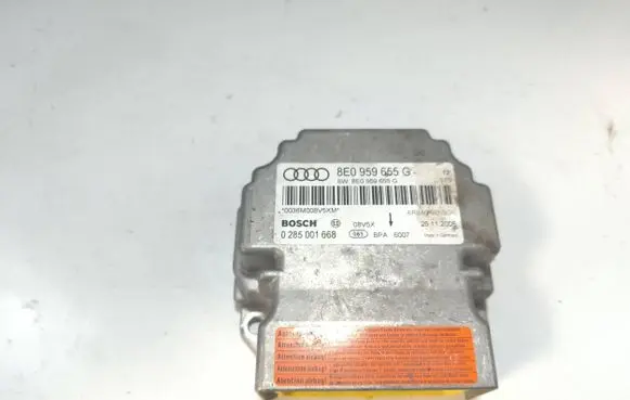 Audi A4 S4 B6 8E 8H Airbag control unit/module 8E0959655G 0285001668