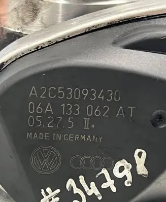 Audi A3 S3 8L Throttle valve 06A133062AT