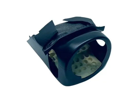 Steering wheel column trim
