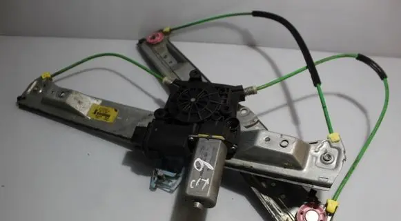 Opel Corsa D Front window lifting mechanism without motor 013314156LH
