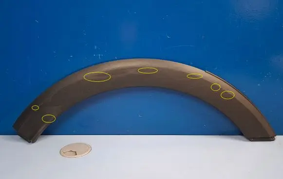 Rear arch trim